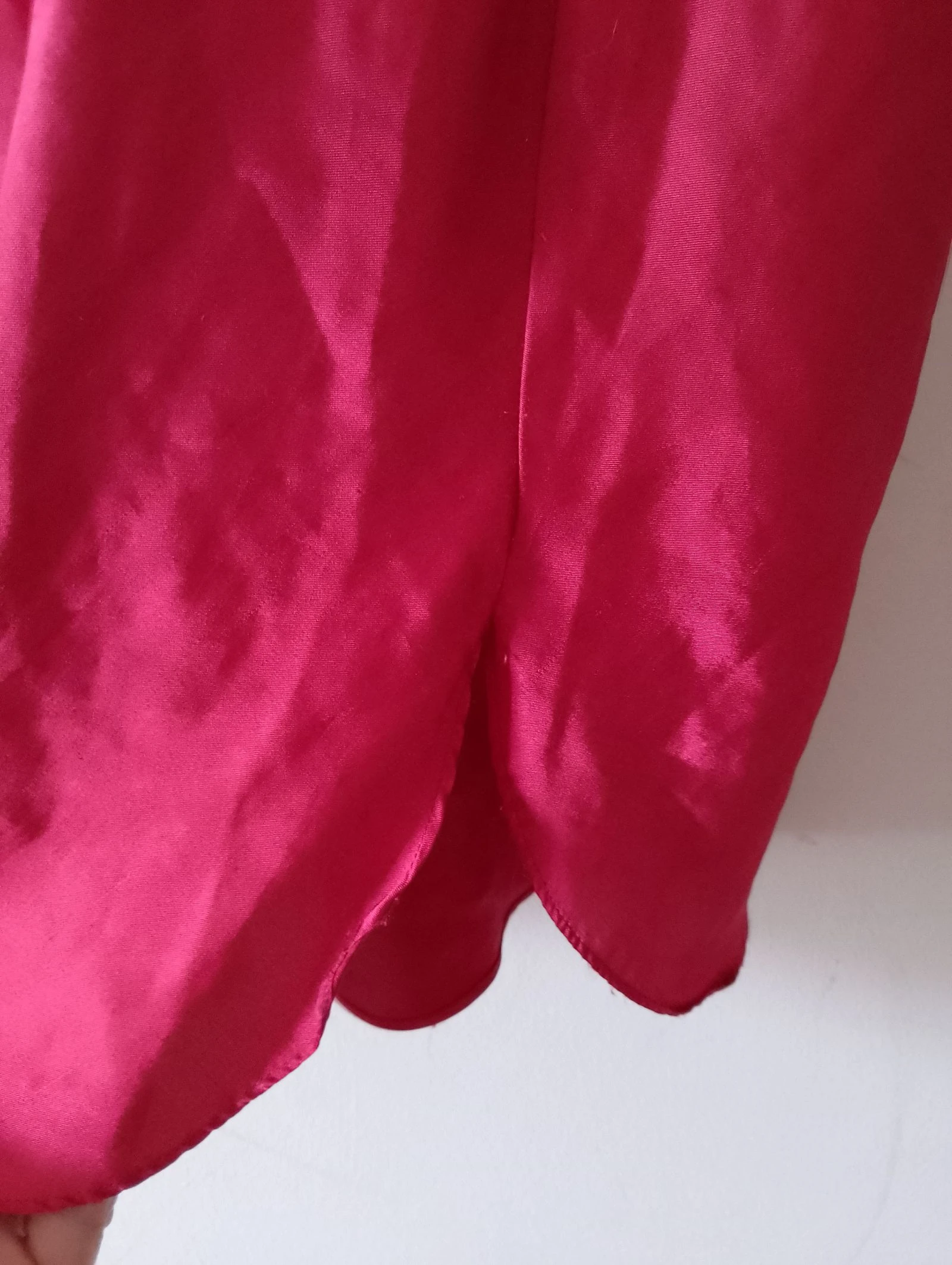 Nuisette de cetim vermelha com renda Feminissime tamanho 36 – photo 3